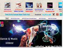 Tablet Screenshot of idolxfactor.com